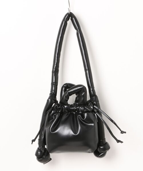 OLEND(オレンド)の「OLEND VEGAN LEATHER MICRO ONA(ハンドバッグ・レディース・ブラック/イエロー系その他/ローズ・FREE)」の12枚目の写真