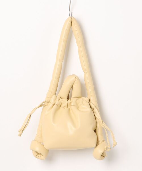 OLEND(オレンド)の「OLEND VEGAN LEATHER MICRO ONA(ハンドバッグ・レディース・ブラック/イエロー系その他/ローズ・FREE)」の13枚目の写真