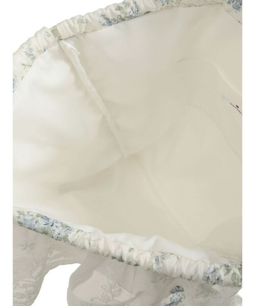 merry jenny（メリージェニー）の「floralレースナップサック（バックパック/リュック・レディース・イエロー/ブルー・FREE）」の4枚目の写真