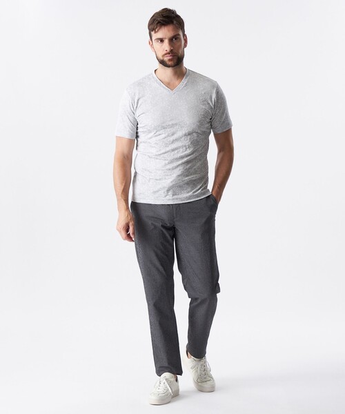 EPOCA UOMO（エポカウォモ）の「デジタルカモフラカットソー（Tシャツ/カットソー・メンズ・ライトグレー/ネイビー・46/48）」の9枚目の写真