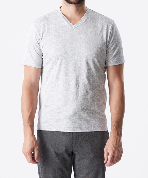 EPOCA UOMO（エポカウォモ）の「デジタルカモフラカットソー（Tシャツ/カットソー・メンズ・ライトグレー/ネイビー・46/48）」の7枚目の写真