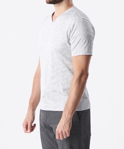 EPOCA UOMO（エポカウォモ）の「デジタルカモフラカットソー（Tシャツ/カットソー・メンズ・ライトグレー/ネイビー・46/48）」の6枚目の写真