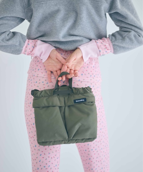 SEA(シー)の「Seavalley ナイロン2wayミニバッグ(ショルダーバッグ・レディース・ブラック/カーキ・ONE SIZE)」の7枚目の写真