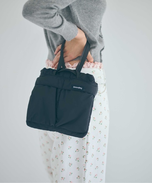 SEA(シー)の「Seavalley ナイロン2wayミニバッグ(ショルダーバッグ・レディース・ブラック/カーキ・ONE SIZE)」の14枚目の写真