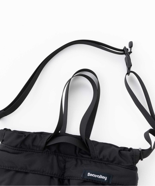 SEA(シー)の「Seavalley ナイロン2wayミニバッグ(ショルダーバッグ・レディース・ブラック/カーキ・ONE SIZE)」の19枚目の写真