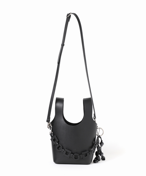 JOURNAL STANDARD(ジャーナルスタンダード)の「別注【VARNY】 JUBILEE BAG WITH CHARM(チャーム付)(ショルダーバッグ・レディース・ブラック/ブラウン・FREE)」の5枚目の写真