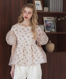 meraki フラワードットシアーブラウス ホワイト 楽天市場】フラワードットシアーブラウス 花柄 シアー ドット