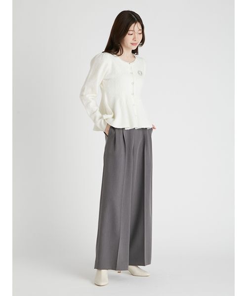 ファーライクペプラムカーディガン CELFORD｜ファーライクペプラムカーディガン | Rakuten Fashion(楽天