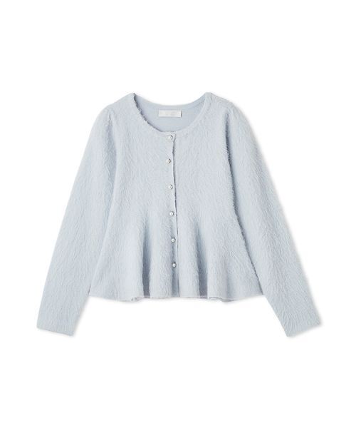 未使用　セルフォード　ペプラムガーディガン セール】ファーライクペプラムカーディガン（カーディガン/ボレロ