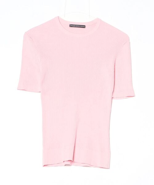 Tsuru by Mariko Oikawa 新作半袖ニット Léotard TSURU by marikooikawa ツルバイマリコオイカワ 半袖ニット 【公式通販】