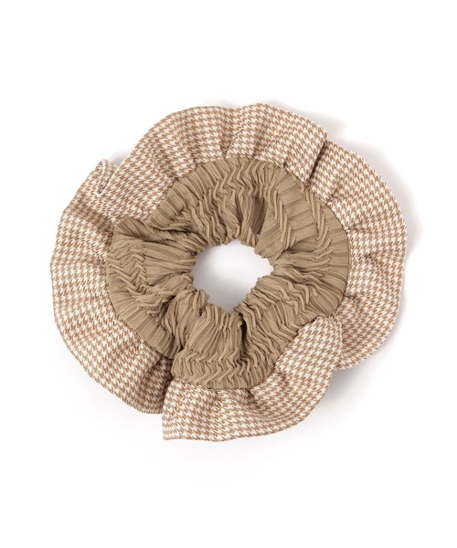 千鳥柄シュシュ[tiny tiny(ティニーティニー)]（シュシュ）｜tiny tiny