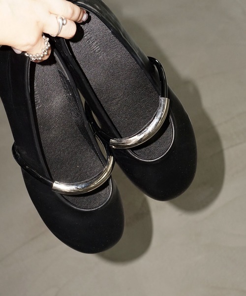 chuclla（チュクラ）の「メタルバーメリージェーン chs25a016（その他シューズ・レディース・ブラック・39/40/36/37/38）」の7枚目の写真