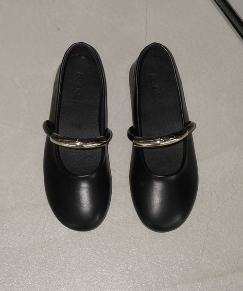 chuclla（チュクラ）の「メタルバーメリージェーン chs25a016（その他シューズ・レディース・ブラック・39/40/36/37/38）」の8枚目の写真