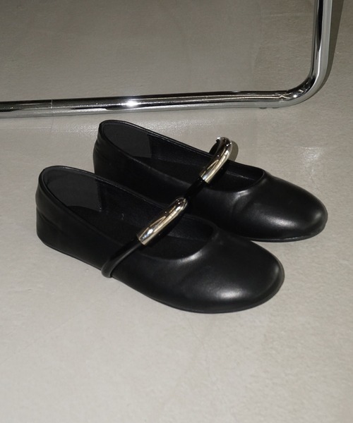 chuclla（チュクラ）の「メタルバーメリージェーン chs25a016（その他シューズ・レディース・ブラック・39/40/36/37/38）」の9枚目の写真