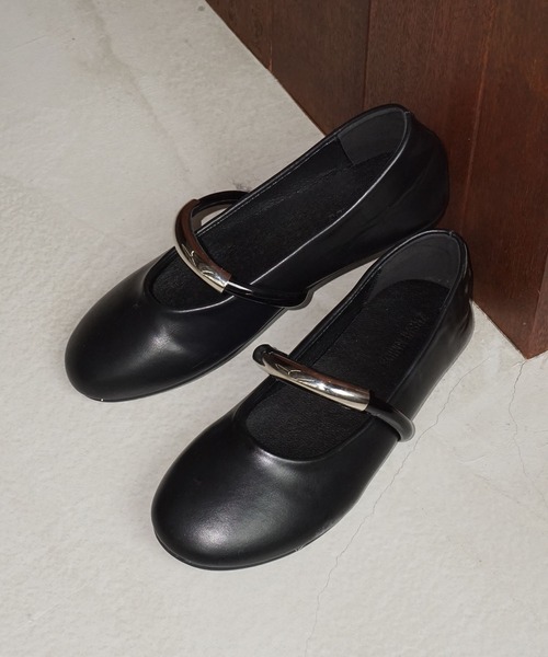 chuclla（チュクラ）の「メタルバーメリージェーン chs25a016（その他シューズ・レディース・ブラック・39/40/36/37/38）」の11枚目の写真