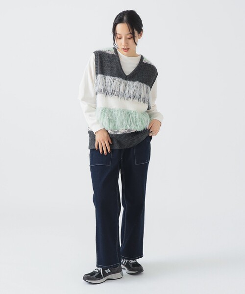セール】フリンジ ニット ベスト（ニット/セーター）｜B:MING by BEAMS