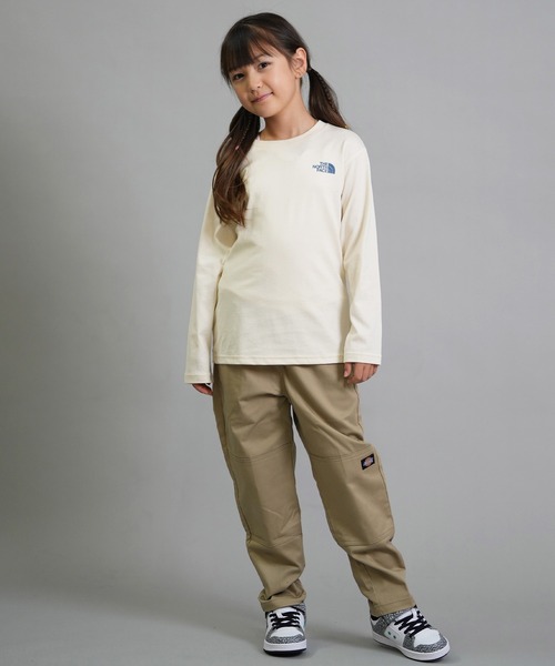 THE NORTH FACE（ザノースフェイス）の「THE NORTH FACE/ザ・ノース・フェイス キッズ ロンT バックプリント NTJ82533（Tシャツ/カットソー・キッズ・ダークオリーブ/キナリ/コーラル・160cm/150cm/140cm/130cm）」の10枚目の写真