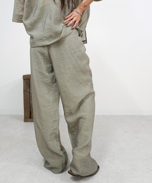 艶シアーイージーパンツ（その他パンツ）｜gossara（ゴサラ）の