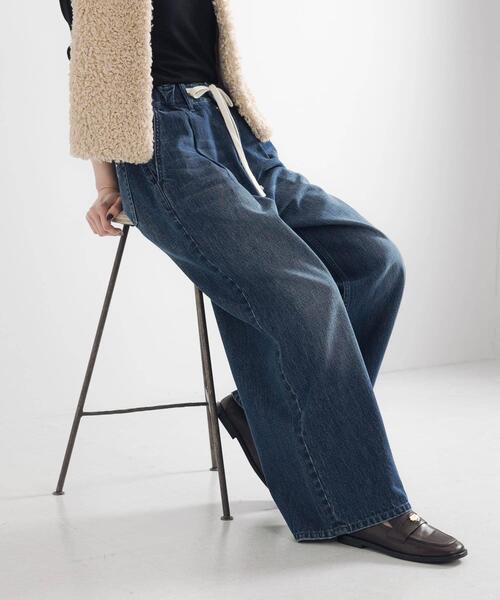 Urban research/かぐれ ナチュラルワイドデニム 定価16500 F Urban research/かぐれ ナチュラルワイドデニム 定価16500 F