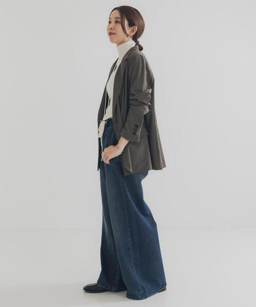 URBAN RESEARCH（アーバンリサーチ）の「デニムイージーワイドパンツ（デニムパンツ・レディース・ブルー/ブラック・36/38/40）」の11枚目の写真