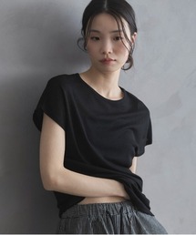 Typewriter Shirring Tops（Tシャツ/カットソー）｜anuke（アンヌーク