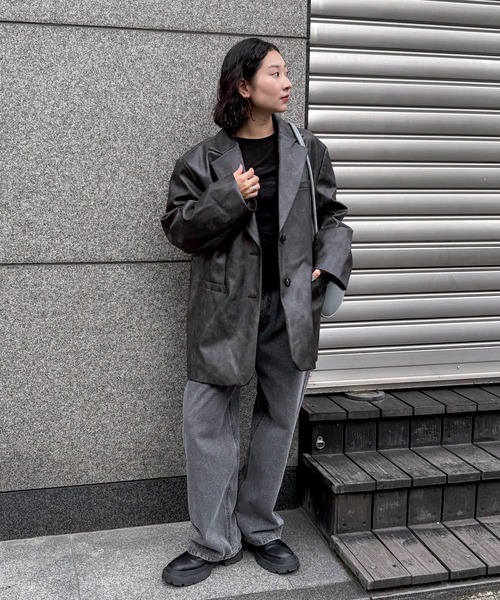 feepur(フェピュール)の「シアーリブTee(Tシャツ/カットソー・レディース・オフホワイト/グレー/ブラック/ブラウン・MEDIUM)」の20枚目の写真