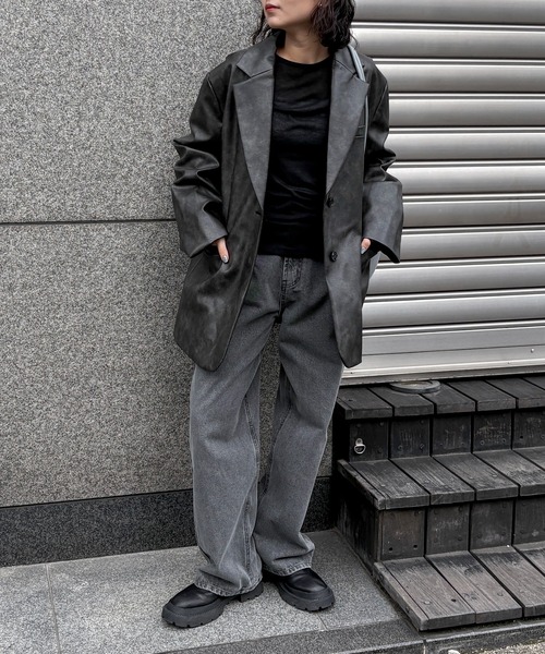 feepur(フェピュール)の「シアーリブTee(Tシャツ/カットソー・レディース・オフホワイト/グレー/ブラック/ブラウン・MEDIUM)」の17枚目の写真