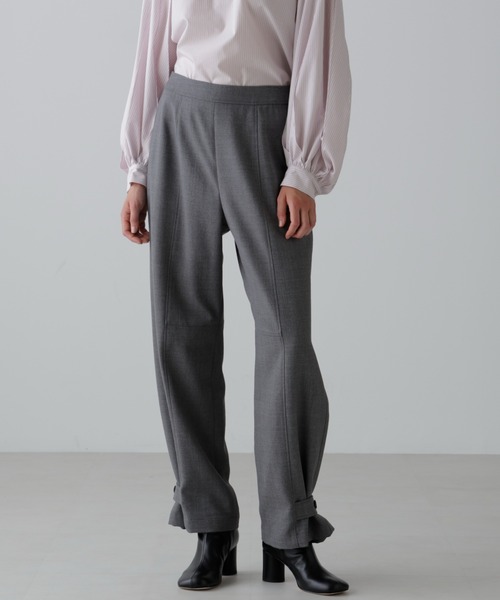 ADORE(アドーア)の「◆ウールギャバパンツ(その他パンツ・レディース・グレー/ネイビー・38/36)」の2枚目の写真