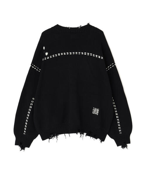 ダンケシェーン DankeSchon/ダンケシェーン/HAND STITCH KNIT CARDIGAN