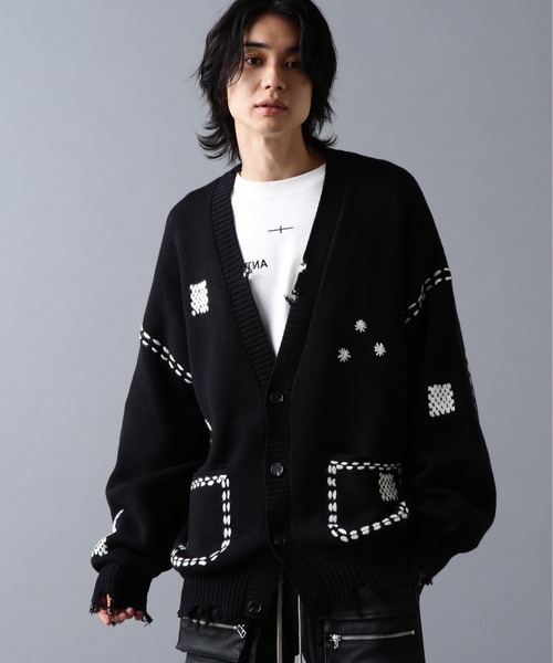 DankeSchon/ダンケシェーン/HAND STITCH KNIT CARDIGAN（カーディガン