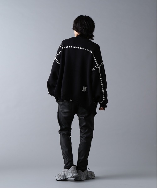 ダンケシェーン DankeSchon/ダンケシェーン/HAND STITCH KNIT CARDIGAN