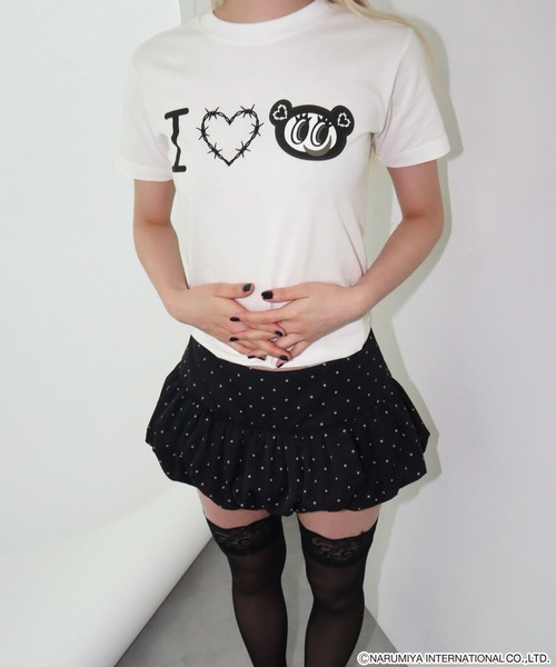 セール】モノトーンナカムラくん I Love tee【ANGEL BLUE】（Tシャツ
