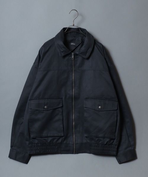 セール】Faux waxed jacket/襟ボア ワックスライク A-2タイプ