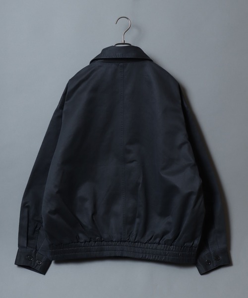 ANPAS（アンパス）の「Faux waxed jacket/襟ボア ワックスライク A-2タイプジャケット ワークブルゾン フライトジャケット ミリタリーブルゾン アウター メンズ レディース（ブルゾン・メンズ・ブラック/ブラウン・M/L/LL）」の7枚目の写真