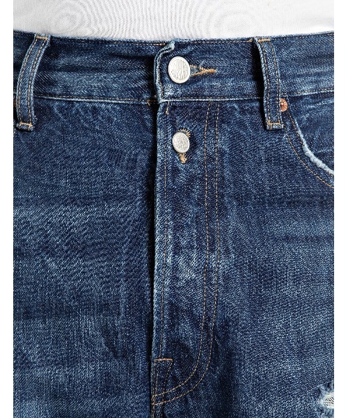 REPLAY(リプレイ)の「9ZERO1 ストレートフィットインディゴダメージデニム(デニムパンツ・メンズ・ダークブルー・W28xL32/W29xL32/W30xL32/W31xL32/W32xL32/W33xL32/W34xL32)」の5枚目の写真