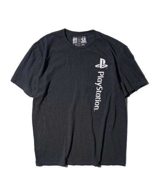 THRIFTY LOOK(スリフティールック)の「THRIFTY LOOK スリフティルック / "PLAY STATION"TEE プレイステーション SONY(Tシャツ/カットソー・メンズ・ブラック系1/ブラック系2/ブラック・X-LARGE/LARGE)」の1枚目の写真