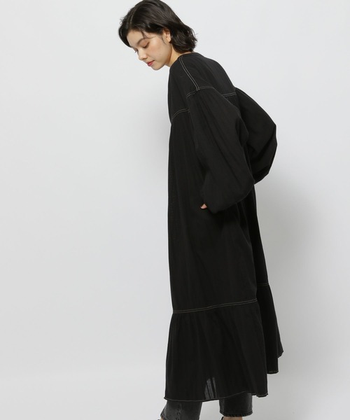 セール】カラミストライプワンピース（ワンピース）｜niko and