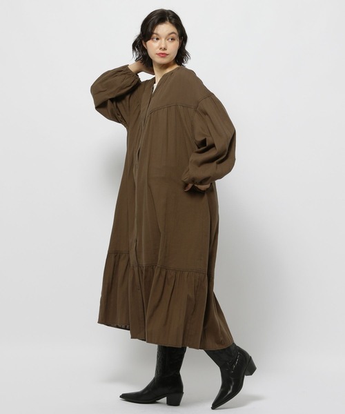 ワンピース niko_niko_ カラミストライプワンピース（ワンピース）｜niko and