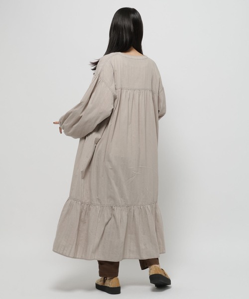 カラミストライプワンピース（ワンピース）｜niko and（ニコアンド