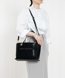 PINKY&DIANNE | PINKY&DIANNE(ピンキー&ダイアン) ソフトレオパード 2WAYハンド(ハンドバッグ)