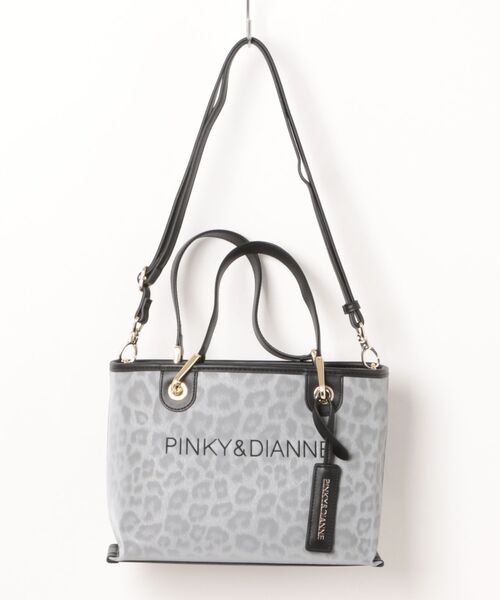 PINKY&DIANNE(ピンキーアンドダイアン)の「PINKY&DIANNE(ピンキー&ダイアン) ソフトレオパード 2WAYハンド(ハンドバッグ・レディース・ブラック/ブラウン/グレー・FREE)」の12枚目の写真