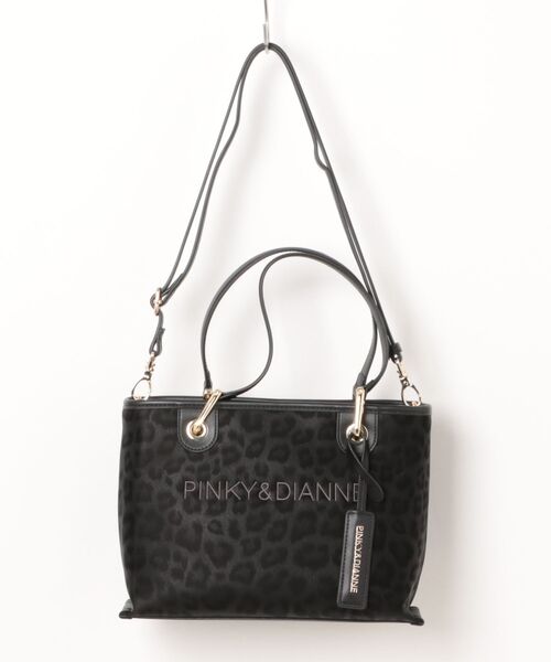 PINKY&DIANNE(ピンキーアンドダイアン)の「PINKY&DIANNE(ピンキー&ダイアン) ソフトレオパード 2WAYハンド(ハンドバッグ・レディース・ブラック/ブラウン/グレー・FREE)」の11枚目の写真