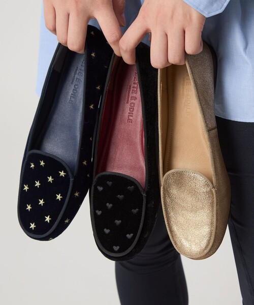 セール】ラウンドモカ フラット15↑（ローファー）｜ODETTE E ODILE