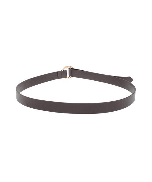 Green　Parks（グリーンパークス）の「every walk.ダブルリングベルト（ベルト・レディース・ブラック/ダークブラウン・FREE）」の3枚目の写真