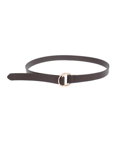 Green　Parks（グリーンパークス）の「every walk.ダブルリングベルト（ベルト・レディース・ブラック/ダークブラウン・FREE）」の5枚目の写真