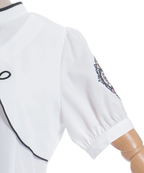 axes femme POETIQUE（アクシーズファムポエティック）の「麻雀牌刺繍ブラウス（シャツ/ブラウス・レディース・レッド/ホワイト/ブラック・MEDIUM）」の21枚目の写真