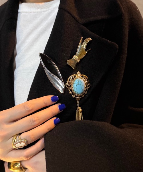 3set vintage like brooch【2025】/ ヴィンテージライクブローチB