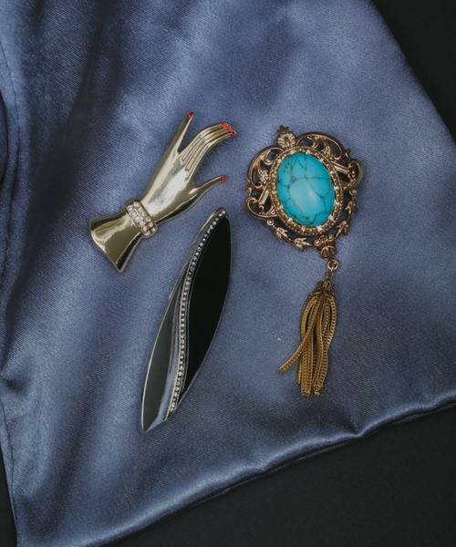 ヴィンテージスタイル ブローチ・コサージュセットシルバー925 3set vintage like brooch【2025】/ ヴィンテージライクブローチ