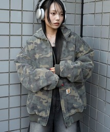 WEGO/ワーカーズキルトフードブルゾン