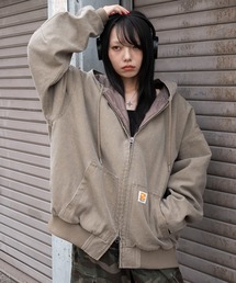 メンズのブルゾン（ベージュ系・ジップアップ）ファッション通販